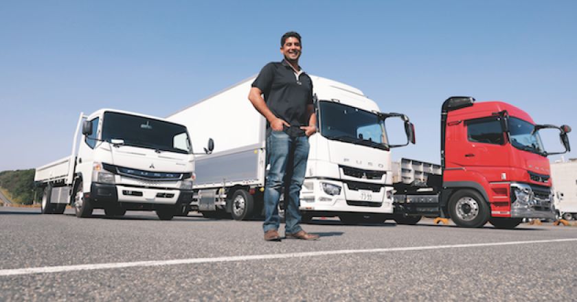 Romesh Rodrigo and integrating Daimler’s global powertrain components into the Fuso product line