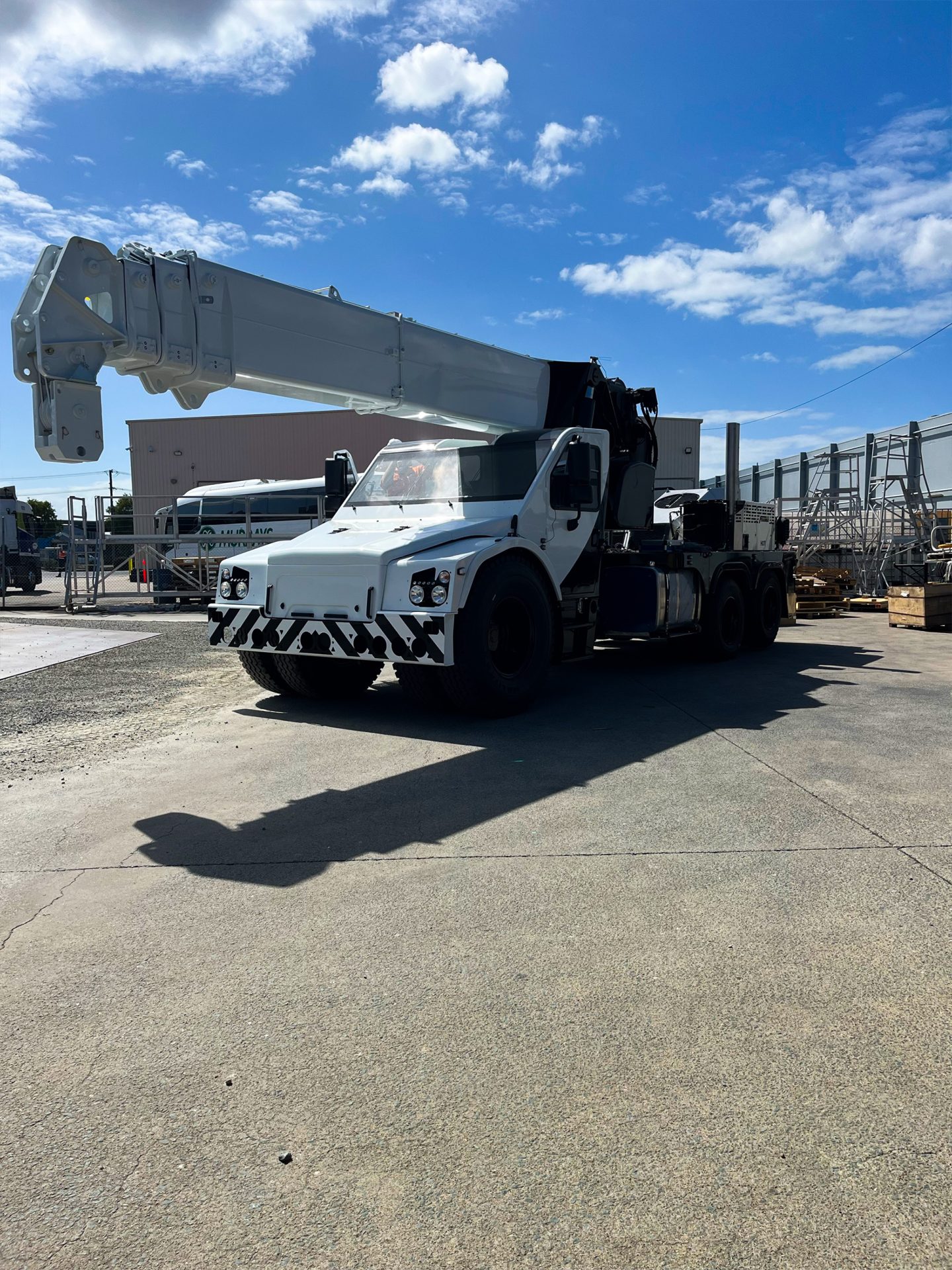 Terex ADR testing - Test-vehicle