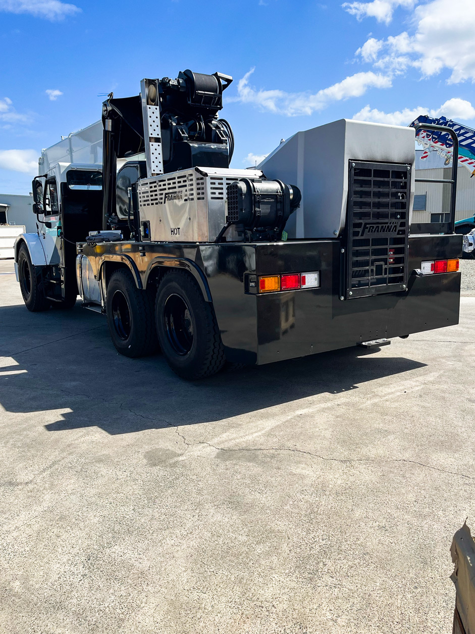 Terex ADR testing - Test vehicle