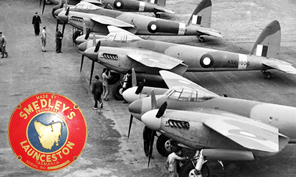 WWII World War 2 Tasmania Smedley's Engineers Mosquito